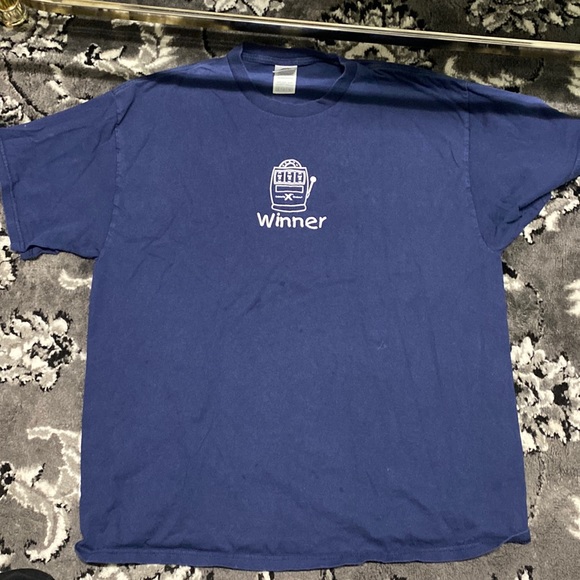 navy blue winners shirt - Picture 1 of 1